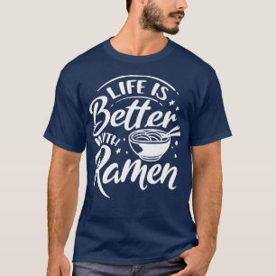 ラーメンアイロニックことわざ食との暮らしJapan 803 Tシャツ