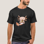 ラーメンアクソロトルかわいいかわいいアニメ日本のオタクRAM Tシャツ (正面)