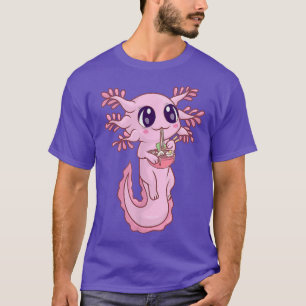 ラーメンアクソロトルかわいいアニメ日本のフードギフトガール Tシャツ