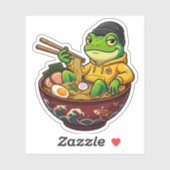 ラーメンカエルステッカー シール (シート)