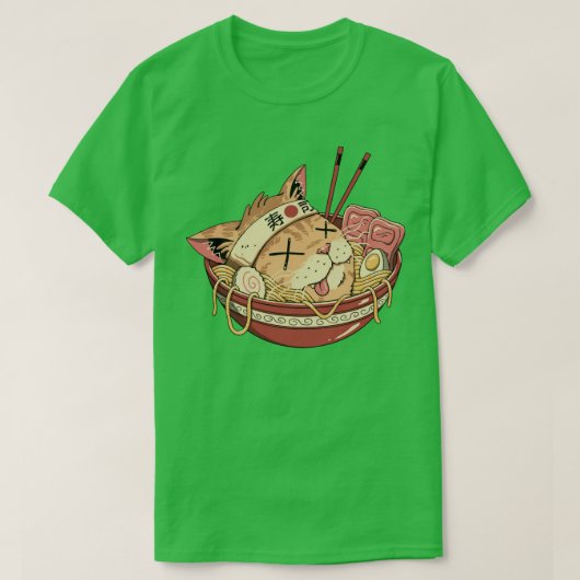 ラーメンカタブキ Tシャツ (デザイン正面)