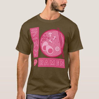 ラーメンガール大好きアニメラーメン日本の1565 Tシャツ