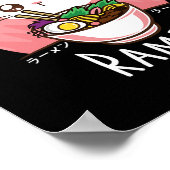 ラーメンキャットアニメシャツ – かわいい服大宅布 ポスター (角)