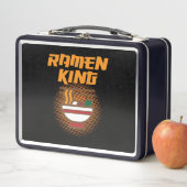 ラーメンキングアニメかわいいラーメン麺愛好家Graphi メタルランチボックス (インサイチュ)