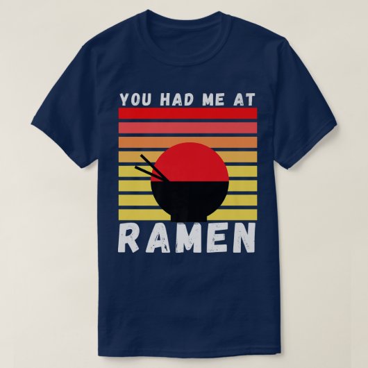 ラーメングルメラーメン大好き日本ギフトで食べてくれた Tシャツ (デザイン正面)