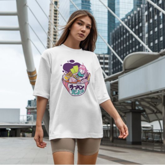 ラーメンゲームアニメ Tシャツ