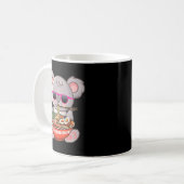 ラーメンコアラ日本のアニメ大宅麺ギフトガール コーヒーマグカップ (正面左)