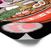 ラーメンコアラ日本のアニメ大宅麺ギフトガール ポスター (角)