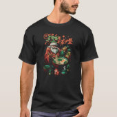 ラーメンサンタクロース - 日本のクリスマス! Tシャツ (正面)
