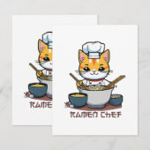 ラーメンシェフ エンクロージャーカード (正面/裏面)