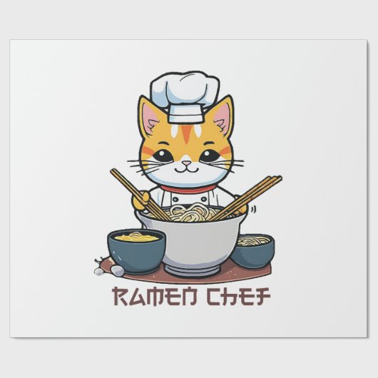 ラーメンシェフ ラッピングペーパー (フラット)