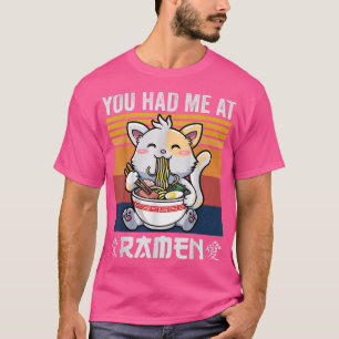 ラーメンシャツ、かわいいアニメシャツオタク Tシャツ