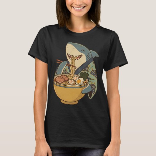 ラーメンシャーク Tシャツ (正面)