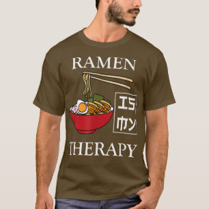ラーメンセラピーアイロン麺分隊ラーメン丼 Tシャツ