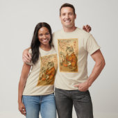ラーメンネコ - ラーメンを楽しむ和風な猫 Tシャツ (ユニセックス)