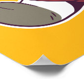 ラーメンパンダかわいい ポスター (角)