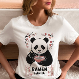 ラーメンパンダヌードルラバー Tシャツ