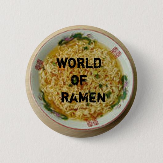 ラーメンピンの世界: セットo 3 缶バッジ (正面)