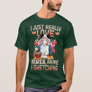 ラーメンマーチアニメ愛好日本の者アニメーションSke Tシャツ