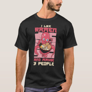 ラーメンライフアニメマンガオタク Tシャツ