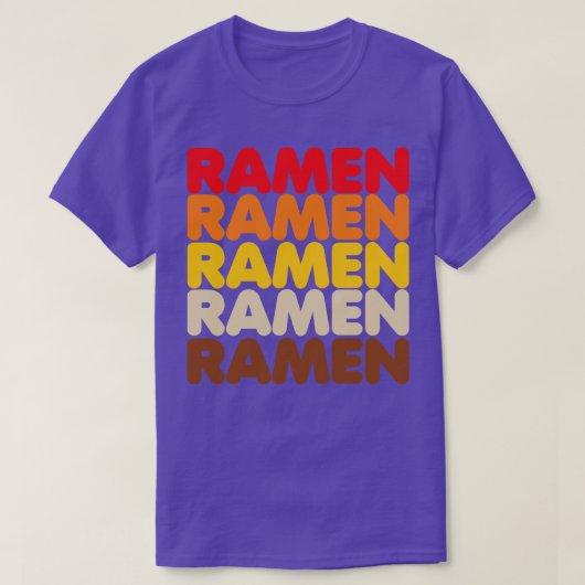 ラーメンラーメン Tシャツ (デザイン正面)