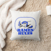 ラーメンルール日本の – 麺好き クッション (ブランケット)