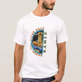 ラーメン中毒 – ラーメン丼プリントTシャツ Tシャツ