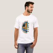 ラーメン中毒 – ラーメン丼プリントTシャツ Tシャツ (正面フル)