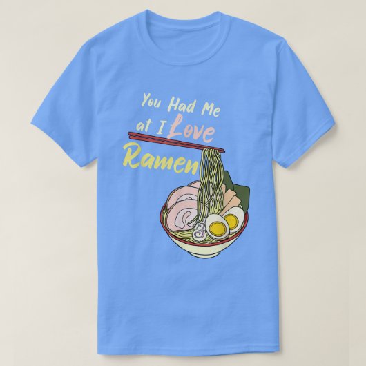 ラーメン丼が好きな時点で虜になった Tシャツ (デザイン正面)