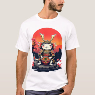 ラーメン丼とサムライアクソロット Tシャツ