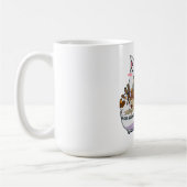 ラーメン丼アニメジャパンのかわいい猫ねこ猫 コーヒーマグカップ (左)