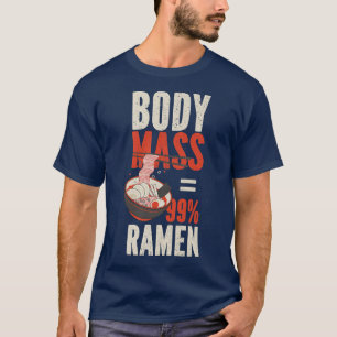 ラーメン丼ラブ日本のかわいい体質量= Tシャツ