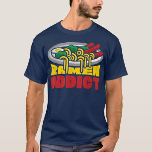 ラーメン丼大好き日本のかわいいラーメン追加 Tシャツ