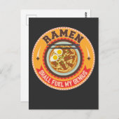 ラーメン丼日本の食アジアグルメ ポストカード (正面/裏面)