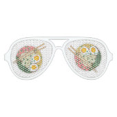 ラーメン丼日本の食レストラングルメ アビエーターサングラス (正面)