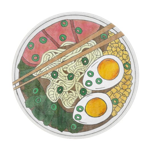 ラーメン丼日本の食レストラングルメ カッティングボード (正面)