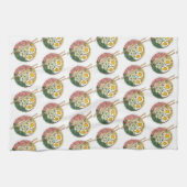 ラーメン丼日本の食レストラングルメ キッチンタオル (横)