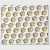 ラーメン丼日本の食レストラングルメ ラッピングペーパー (フラット)