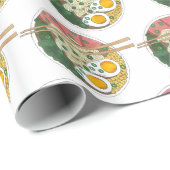 ラーメン丼日本の食レストラングルメ ラッピングペーパー (ロールコーナー)