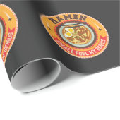 ラーメン丼食アジ日本のアグルメ ラッピングペーパー (ロールコーナー)