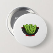 ラーメン入りヘビ 缶バッジ (正面&裏面)