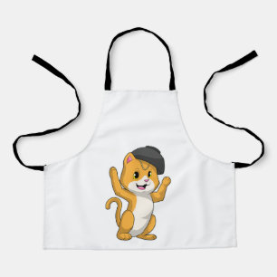 ラーメン入り猫 エプロン