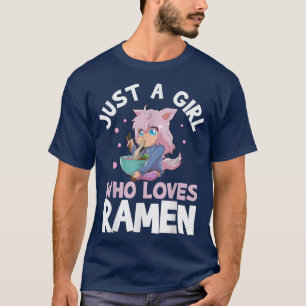 ラーメン大好きな少女660 Tシャツ