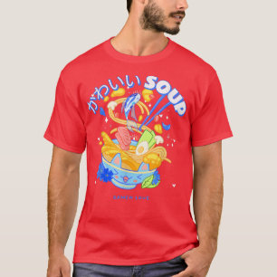ラーメン大好日本のき食べ物ジャパン・エステティック Tシャツ