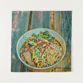 ラーメン好きな人のギフト タペストリー (正面)