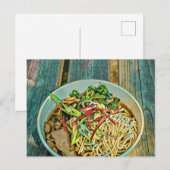 ラーメン好きな人へのプレゼント ポストカード (正面/裏面)