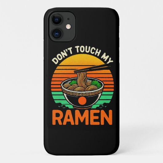 ラーメン好きに触るな Case-Mate iPhoneケース (裏面)