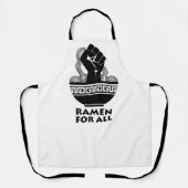 ラーメン好きのアジア麺スープ エプロン (正面)