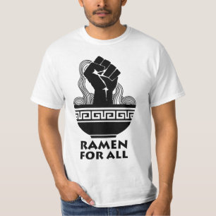 ラーメン好きのアジア麺スープ Tシャツ