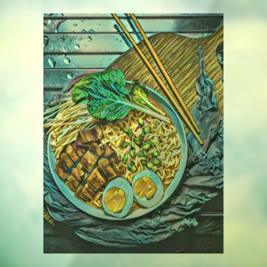 ラーメン好きのプレゼント ウィンドウサイン (シート3)
